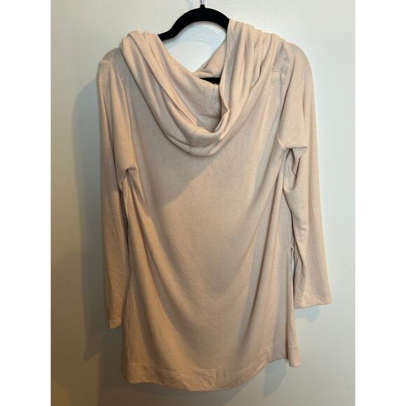 Michael Stars Large Tan Neutral Tunic With Hood Travel Stockholm - Picture 8 of 10